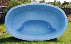 Oval Fiberglass Spa